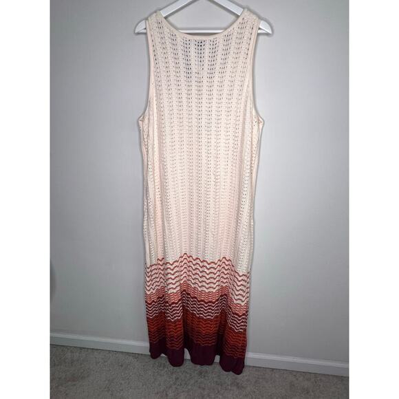 NWT Lane Bryant Eco-Friendly Chevron Striped Sweater Dress Women Size 26/28 - Picture 10 of 14